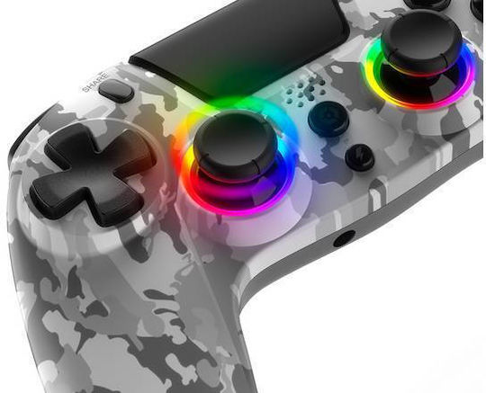 Gioteck WX4+ Безжичен Контролер за PS4 RGB Светлина Камуфлаж