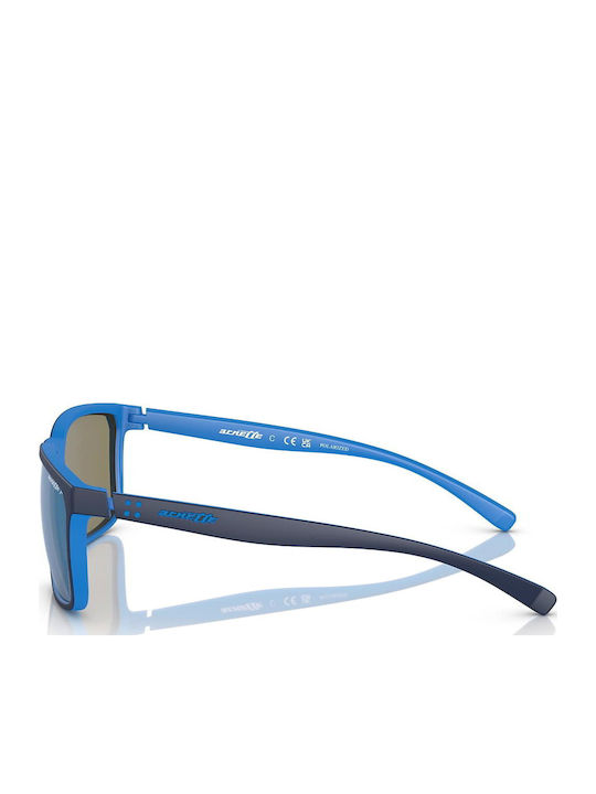 Arnette Stripe Мъжки Слънчеви Очила с Черна Пластмасова Рамка и Сини Поляризирани Огледални Стъкла