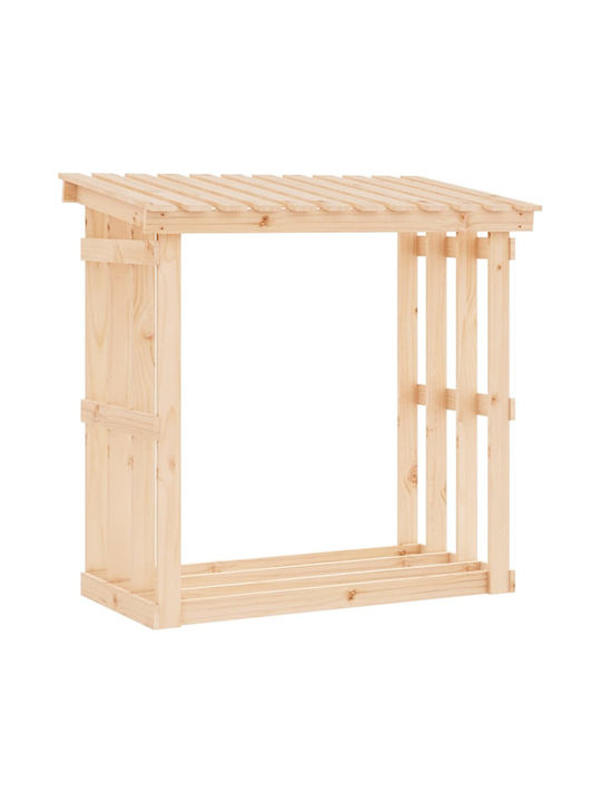 vidaXL Ξύλινο Κουτί Αποθήκευσης Ξύλων 108x64.5x109cm Μπεζ vidaXL Ξύλινο Κουτί Αποθήκευσης Ξύλων 108x64.5x109cm Μπεζ