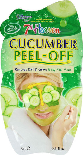 7th Heaven Cucumber Peel Off Peel Off Μάσκα Προσώπου για Ενυδάτωση 10ml