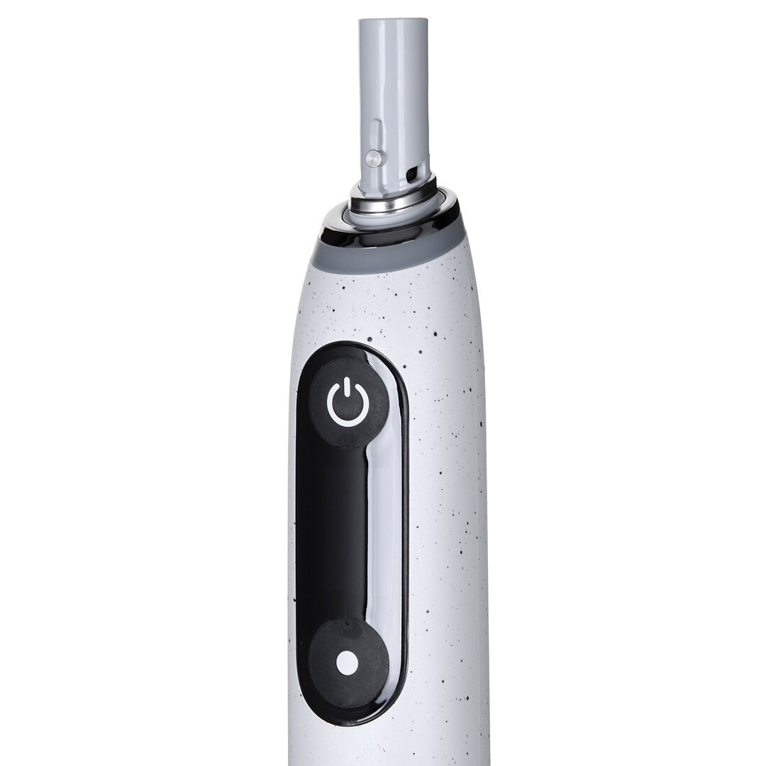 Oral-B iO Series 10 Ηλεκτρική Οδοντόβουρτσα με Χρονομετρητή, Αισθητήρα Πίεσης και Θήκη Ταξιδίου Stardust White (4210201435457)