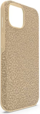 Swarovski High Plastic / Silicone Back Cover Gold (iPhone 14)