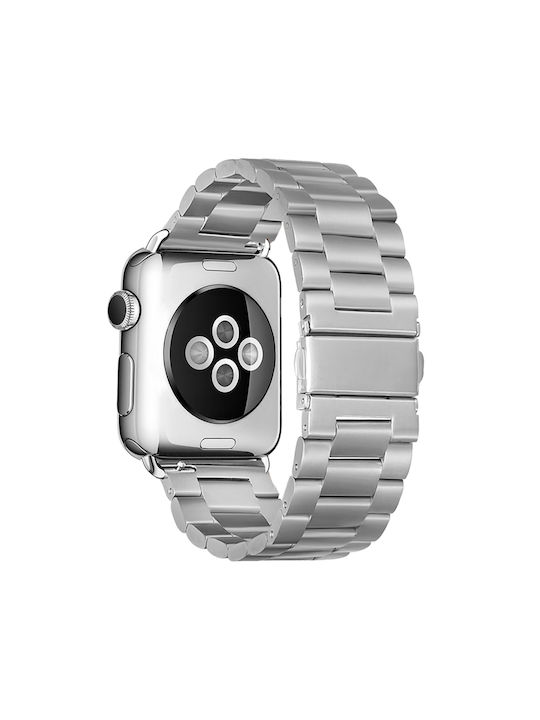 Sonique Classic Каишка Неръждаема стомана сребърен (Apple Watch 44/45/46mm/Ultra 49mm)