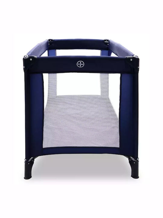 Asalvo Essential Playpen with Mattress Navy Blue 65x125cm