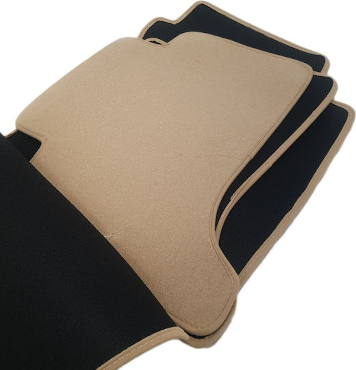 Petex Set Front and Back Car Mats 4 Pieces for Toyota Land Cruiser 2009 Beige
