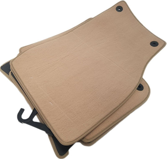 Petex Set of Front and Rear Mats 4pcs for Volkswagen Touareg 2010-2018 Beige