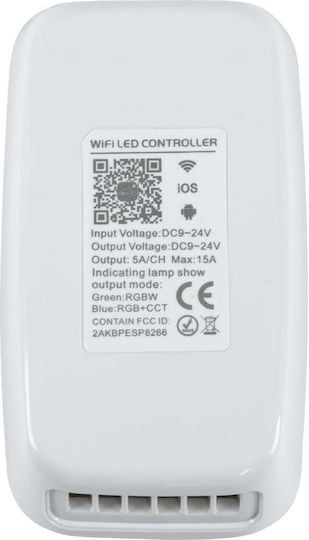 GloboStar Ασύρματο Controller για Ρυθμιζόμενο Λευκό Wi-Fi 73355