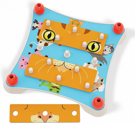 Puzzle pentru Copii Guess the Animal pentru 3+ ani+ Ani 18buc Quercetti