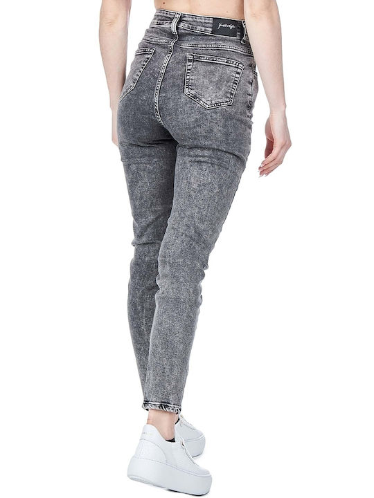 Kendall + Kylie Hoch tailliert Damenjeanshose in Mom Passform Medium Wash