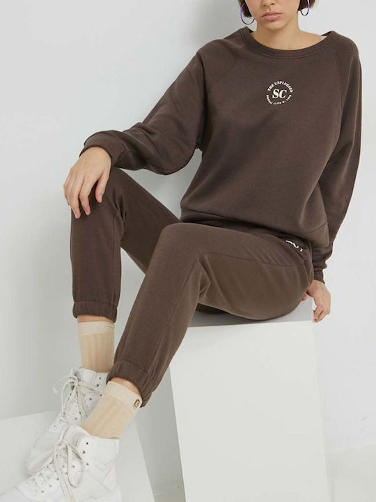 Pantaloni de Trening cu elastic Dark Brown