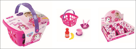 Dolu Imitation Game Picnic Basket - Unicorn 7pcs