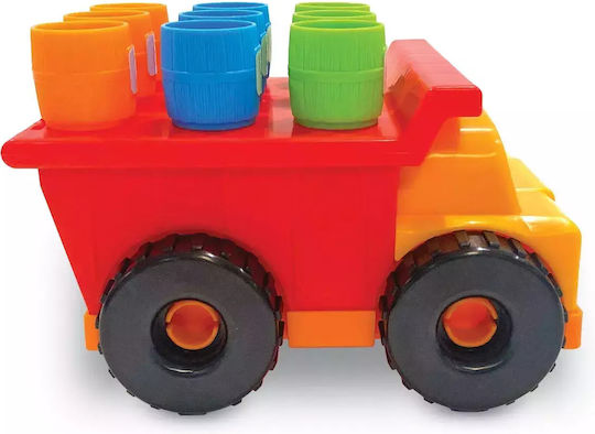 Learning Resources Jucărie de Sortare a Formelor Tony The Peg Stacker Dump Truck pentru 18++ Luni