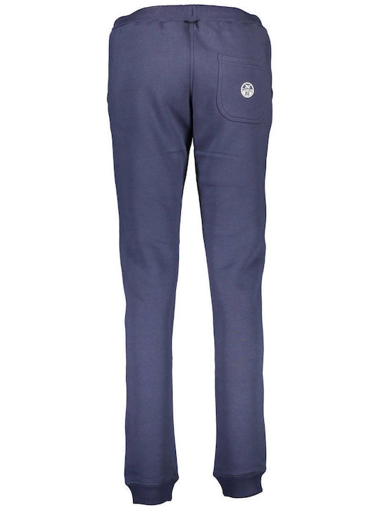 North Sails Men's Sweatpants with Rubber Blue