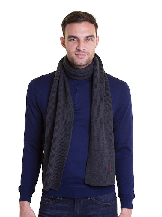 Ralph Lauren Men's Wool Scarf Gray