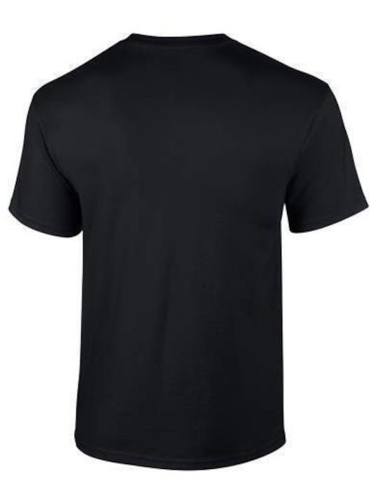 Takeposition Straw Hat T-shirt One Piece Black Cotton 320-1067