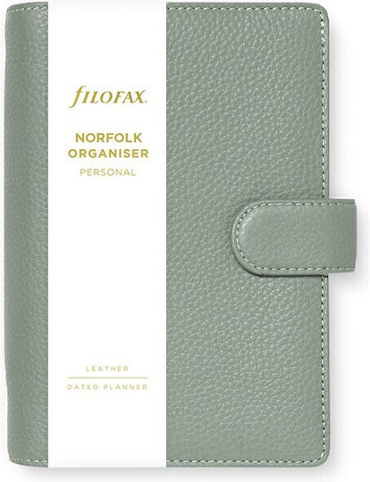 Filofax Norfolk Organizer Gray Leather 15x19.4cm