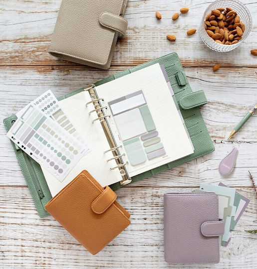 Filofax Norfolk Organizer Gray Leather 15x19.4cm