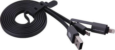 Nillkin Plus Flat USB to Lightning / micro USB 1.2m Cable