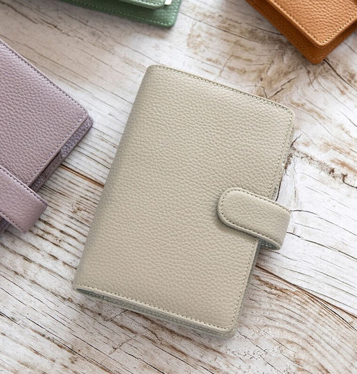 Filofax Norfolk Wöchentlich Veranstalter Weiß Leder 15x19.4cm Taupe
