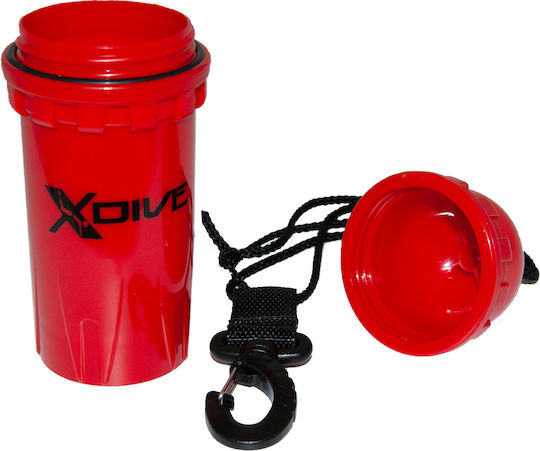 XDive Dry I Waterproof Case Waterproof Cylindrical Red Case