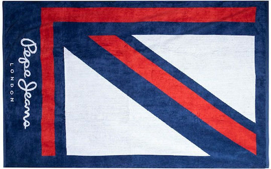 Pepe Jeans Thames Prosoape De Plajă Bumbac Albastru 170x100cm