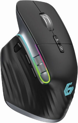 Gembird MUSG-RAGNAR-WRX900 Wireless RGB Gaming Mouse 4000 DPI Black