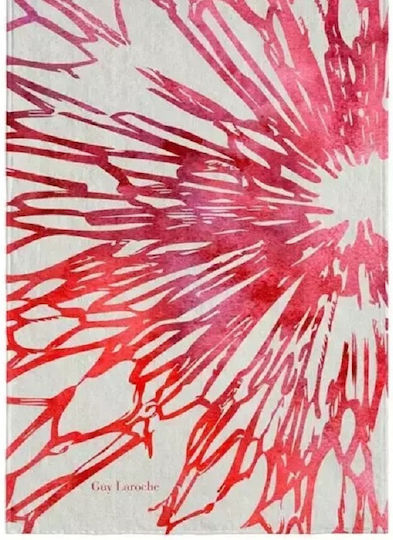 Guy Laroche Velour Printed Coral 180x100εκ.