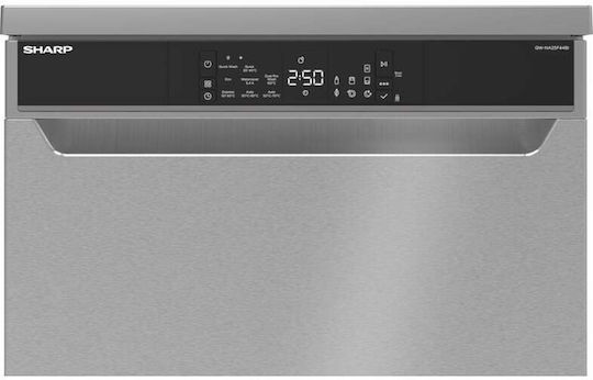 Sharp Mașină de spălat vase independentă pentru 14 seturi de vase L59.8xÎ85cm Inox
