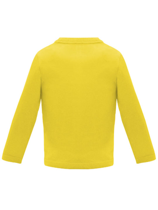 Baby Long Sleeve "Cute and Christmassy", Lemon