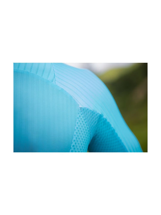 Nalini Bas Ergo Fit Short Sleeves Cycling Jersey Turquoise
