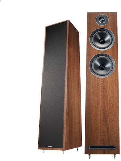 Acoustic Energy 103 Paar Hi-Fi Lautsprecher Boden 175W 2 Anzahl von Fahrern B18.5xT28xH85cm. Walnuss