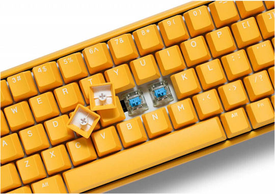 Ducky One 3 SF Gaming Mechanical Keyboard 65% with Cherry MX Speed Silver switches and RGB lighting (English US) Yellow