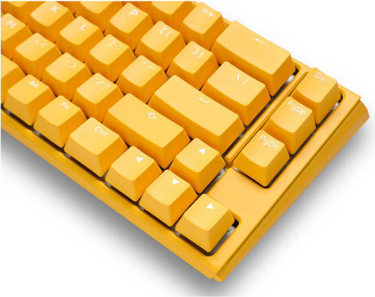 Ducky One 3 SF Gaming Mechanical Keyboard 65% with Cherry MX Speed Silver switches and RGB lighting (English US) Yellow