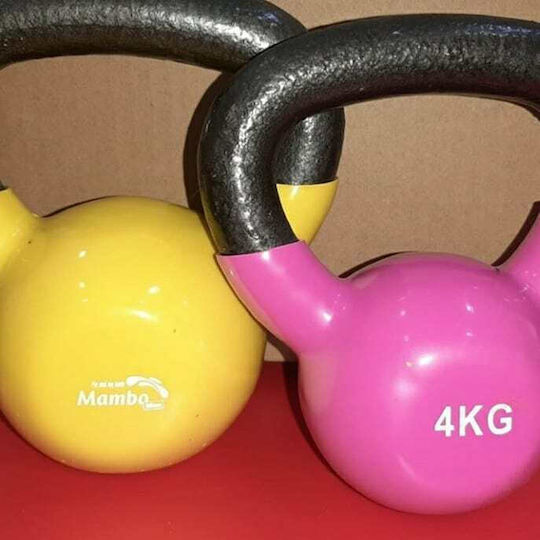 Mambo Max Kettlebell din Fontă 4kg Roz