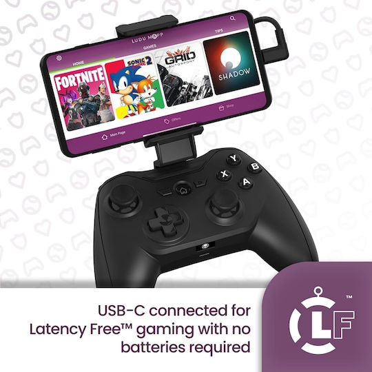 Riot RR1825A Verkabelt Gamepad für Android Schwarz