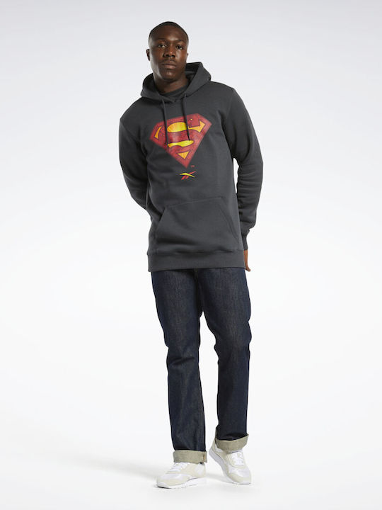 Classics Vector Herren Sweatshirt Jacke mit Kapuze und Taschen Pure Grey 8