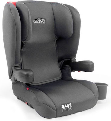 Asalvo Καθισματάκι Αυτοκινήτου Easy Fix 15-36 kg με Isofix Gray