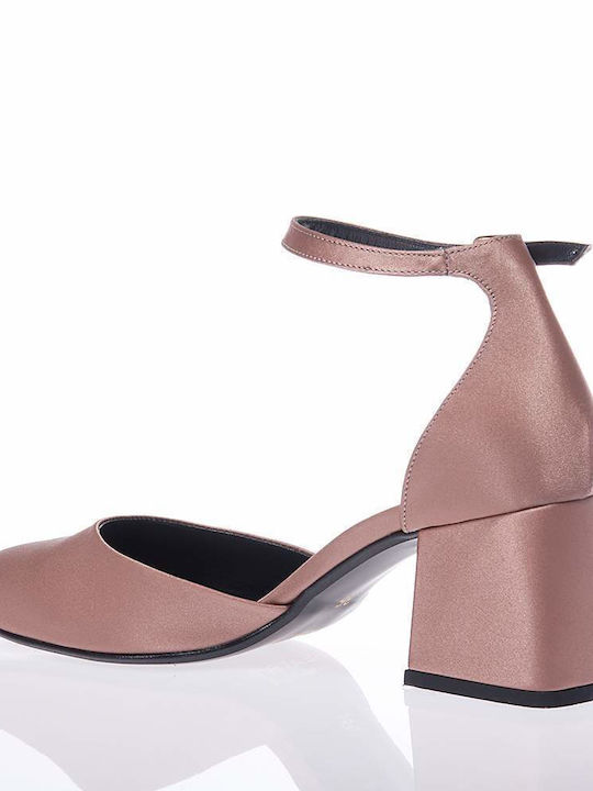 BEATRIS B550 NUDE PUMPS WITH BARRETTE