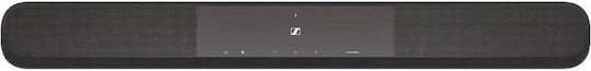Sennheiser Ambeo Sounbar Plus Soundbar 7.1.4 Bluetooth, HDMI und Wi-Fi 400W mit kabellosem Subwoofer und Fernbedienung Schwarz