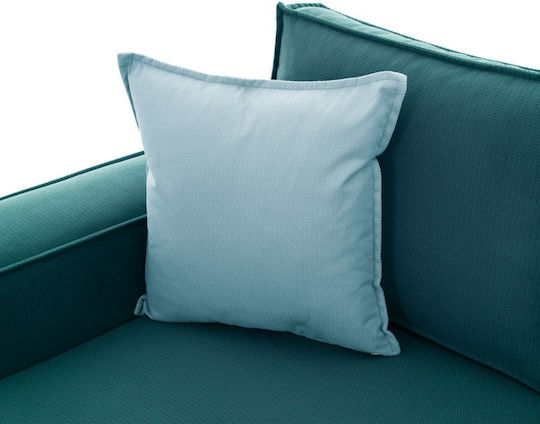 Monaco Ecke Sofa mit Umkehrbarer Winkel Petrol Blau 240x170x86cm