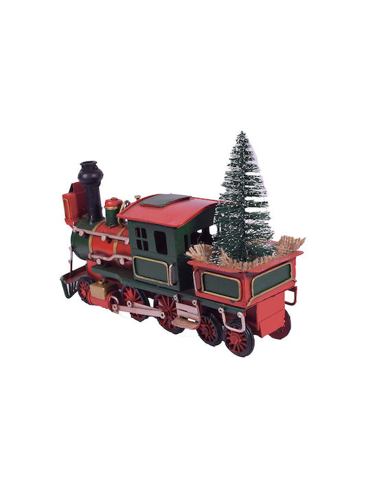 SP Souliotis Christmas Metal Train Figure Multicolour 22.5cm