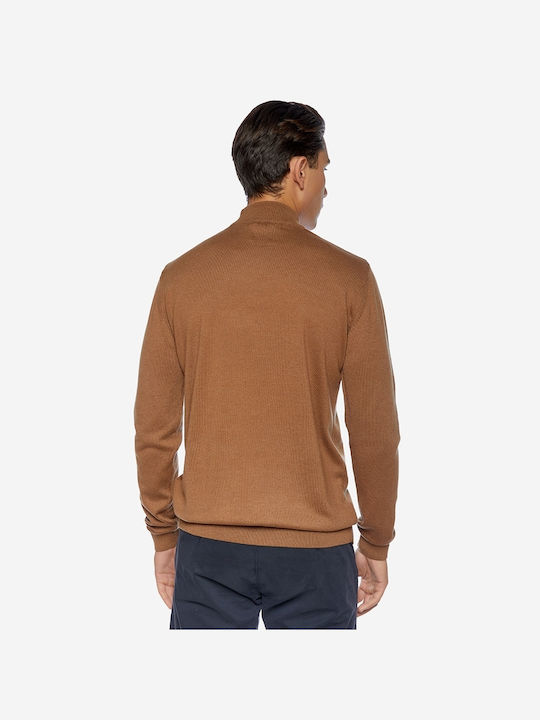 Brokers Jeans Men's Long Sleeve Blouse Camel