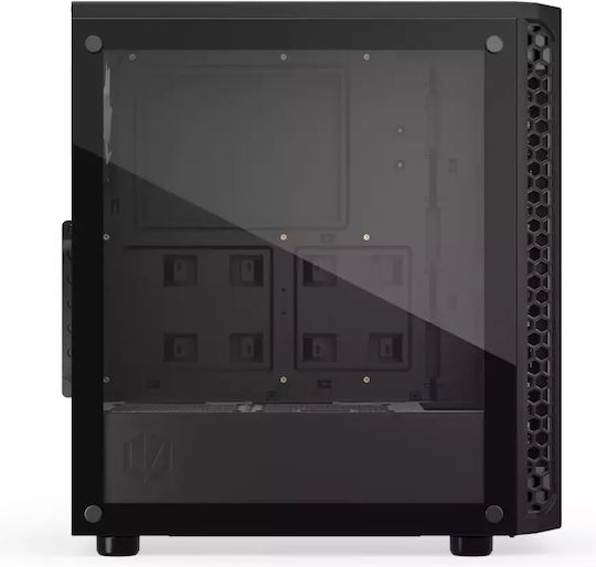 Endorfy Signum 300 ARGB Gaming Midi Tower Computer Case with Side Window Black