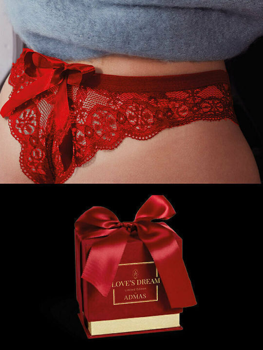 Underwear Admas Brazilian Red in Gift Packaging