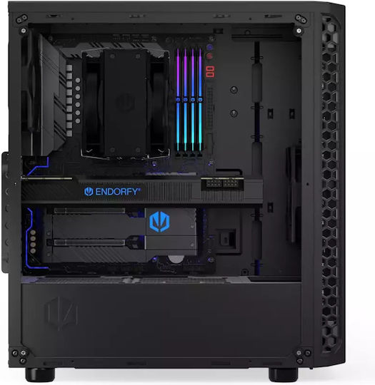Endorfy Signum 300 Core Gaming Midi Tower Computer Case with Side Window Black