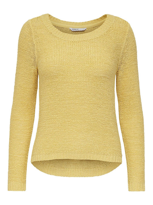 Women's Long Sleeve Sweater Yellow Pear