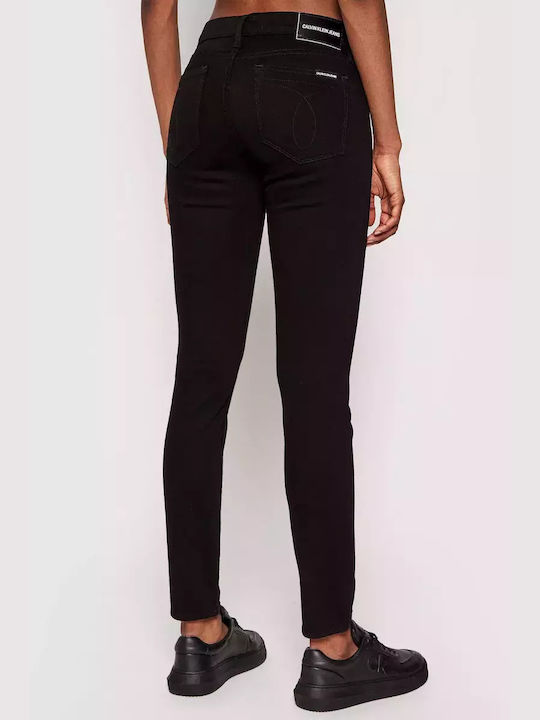 Calvin Klein Women's Jean Trousers in Slim Fit Black