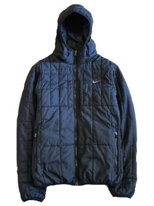 Nike Herren Winter Jacke Lässig Schwarz