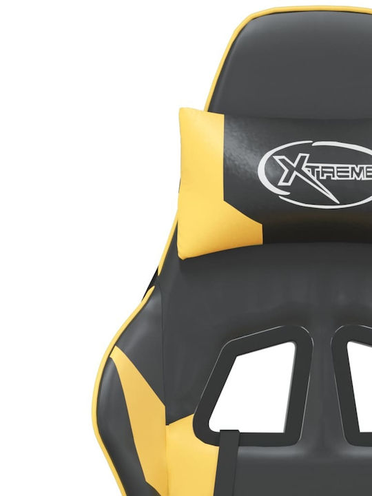 vidaXL 3143701 Gaming Stuhl mit Fußstütze Black / Gold