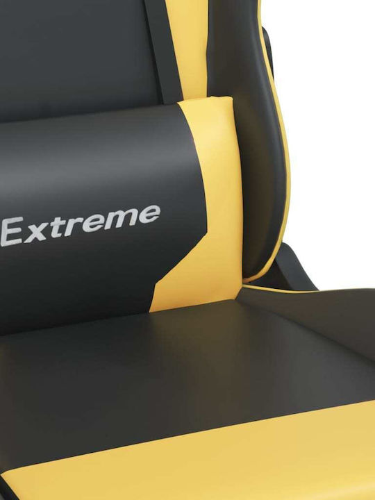vidaXL 3143701 Gaming Stuhl mit Fußstütze Black / Gold